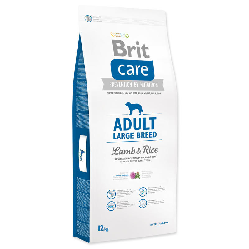 BRIT CARE ADULT LARGE BREED LAMB & RICE 12+2 kg 